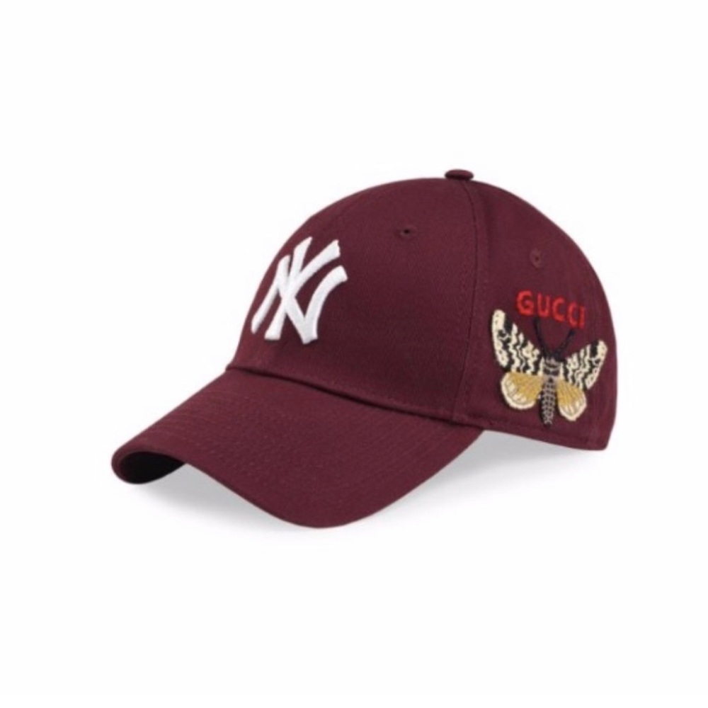 NWT Gucci Baseball Cap With NY Yankees Patch